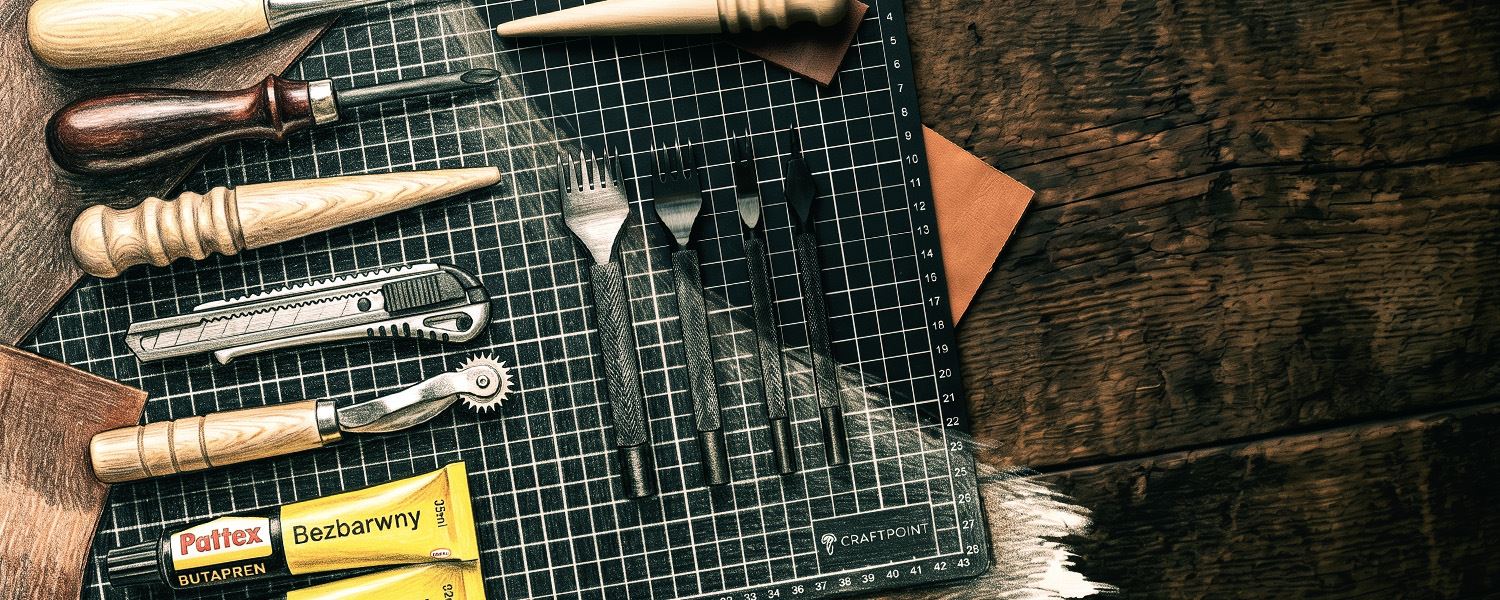 Zestaw startowy narzędzi kaletniczych CraftPoint